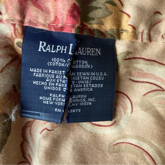 RALPH LAUREN GUINEVERE VALANCES (set 2) 100% COTTON FRENCH COUNTRY 80”x17”” - Picture 2 of 5